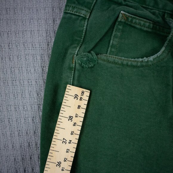 Marithe Francois Girbaud Green Straight Cotton pants 40W - Picture 6 of 8